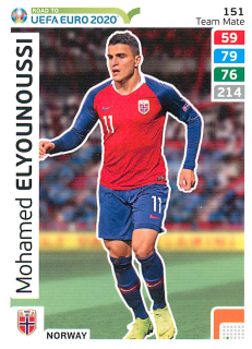 2019 Panini Adrenalyn XL Road to UEFA Euro 2020 - Mohamed Elyounoussi #151