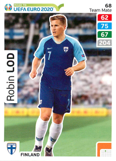 2019 Panini Adrenalyn XL Road to UEFA Euro 2020 - Robin Lod #68