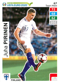2019 Panini Adrenalyn XL Road to UEFA Euro 2020 - Juha Pirinen #67