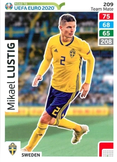 2019 Panini Adrenalyn XL Road to UEFA Euro 2020 - Mikael Lustig #209