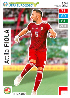 2019 Panini Adrenalyn XL Road to UEFA Euro 2020 - Attila Fiola #104