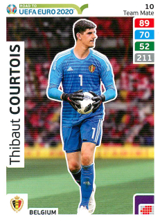2019 Panini Adrenalyn XL Road to UEFA Euro 2020 - Thibaut Courtois #10