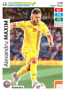 2019 Panini Adrenalyn XL Road to UEFA Euro 2020 - Alexandru Maxim #178