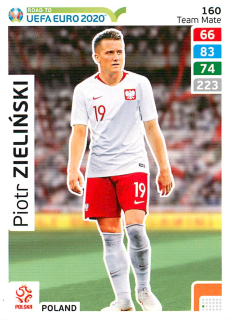 2019 Panini Adrenalyn XL Road to UEFA Euro 2020 - Piotr Zielinski #160