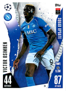 2023-24 Topps Match Attax Extra UEFA Club Competitions - Victor Osimhen - Squad Update #28