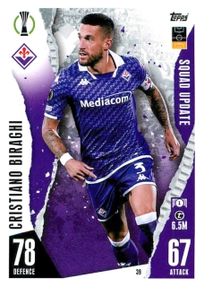2023-24 Topps Match Attax Extra UEFA Club Competitions - Cristiano Biraghi - Squad Update #39
