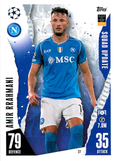 2023-24 Topps Match Attax Extra UEFA Club Competitions - Amir Rrahmani - Squad Update #27