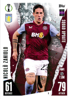2023-24 Topps Match Attax Extra UEFA Club Competitions - Nicolo Zaniolo - Squad Update #9