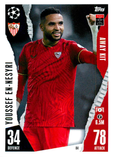 2023-24 Topps Match Attax Extra UEFA Club Competitions - Youssef En-Nesyri - Away Kit #84