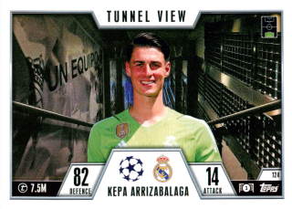 2023-24 Topps Match Attax Extra UEFA Club Competitions - Kepa Arrizabalaga - Tunnel View #124