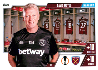 2023-24 Topps Match Attax Extra UEFA Club Competitions - David Moyes - Manager #51