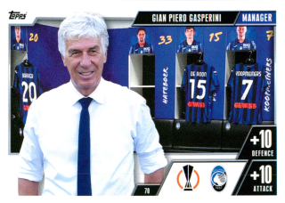 2023-24 Topps Match Attax Extra UEFA Club Competitions - Gian Piero Gasperini - Manager #70