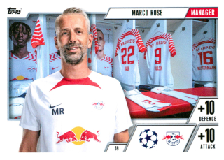 2023-24 Topps Match Attax Extra UEFA Club Competitions - Marco Rose - Manager #59