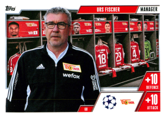 2023-24 Topps Match Attax Extra UEFA Club Competitions - Urs Fischer - Manager #60