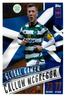 2023-24 Topps Match Attax Extra UEFA Club Competitions - Callum McGregor - Global Gamer #215