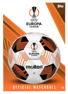 2023-24 Topps Match Attax Extra UEFA Club Competitions - Europa League Official Matchball #191