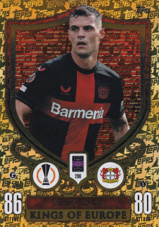 2023-24 Topps Match Attax Extra UEFA Club Competitions - Granit Xhaka - Kings of Europe #296