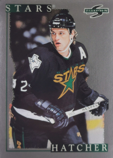 1995-96 Score - Derian Hatcher - Black Ice #225