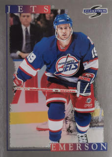 1995-96 Score - Nelson Emerson - Black Ice #259