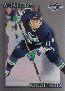 1995-96 Score - Andrei Nikolishin - Black Ice #169