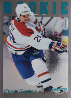 1995-96 Score - Craig Conroy - Rookie - Black Ice #297
