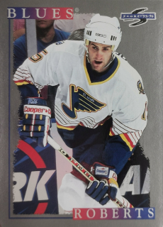 1995-96 Score - David Roberts - Black Ice #286