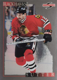 1995-96 Score - Brent Sutter - Black Ice #272
