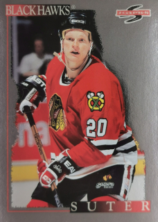 1995-96 Score - Gary Suter - Black Ice #82