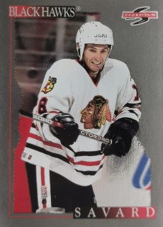 1995-96 Score - Denis Savard - Black Ice #281