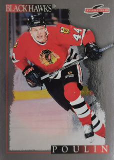 1995-96 Score - Patrick Poulin - Black Ice #158