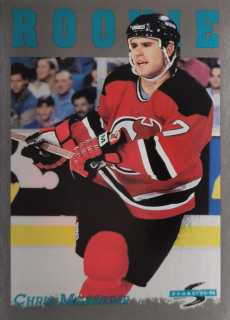 1995-96 Score - Chris McAlpine - Rookie - Black Ice #293
