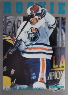 1995-96 Score - Jason Bonsignore - Rookie - Black Ice #308