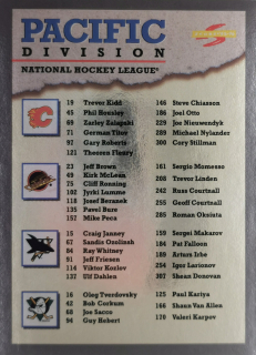 1995-96 Score - Pacific Division - Black Ice #326