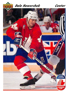 1991-92 UD Series - Dale Hawerchuk - Canada Cup (English) #12