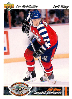 1991-92 UD Series - Luc Robitaille - All-Star (English) #623