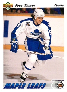 1991-92 UD Series - Doug Gilmour (French) #558