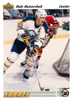 1991-92 UD Series - Dale Hawerchuk (English) #126