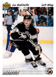 1991-92 UD Series - Luc Robitaille (English) #145