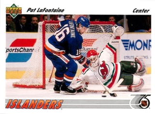 1991-92 UD Series - Pat LaFontaine (English) #253