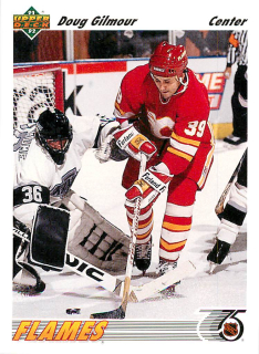 1991-92 UD Series - Doug Gilmour (English) #188