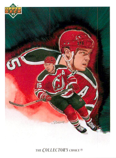 1991-92 UD Series - John MacLean - Devils Checklist #88