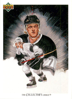 1991-92 UD Series - Tomas Sandstrom - Kings Checklist #85