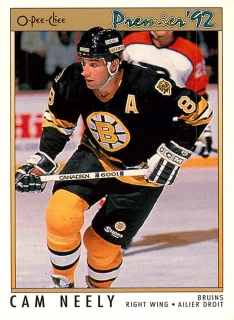 1991-92 O-Pee-Chee Premier - Cam Neely #107