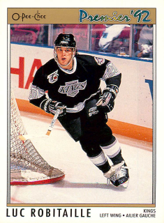 1991-92 O-Pee-Chee Premier - Luc Robitaille #34
