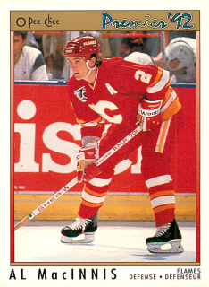 1991-92 O-Pee-Chee Premier - Al MacInnis #81