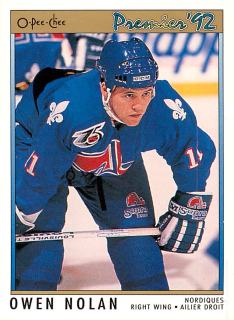 1991-92 O-Pee-Chee Premier - Owen Nolan #193