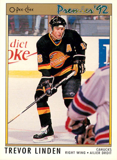 1991-92 O-Pee-Chee Premier - Trevor Linden #77