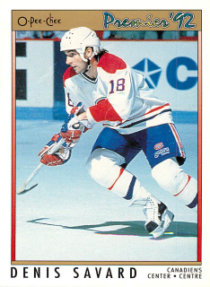 1991-92 O-Pee-Chee Premier - Denis Savard #71