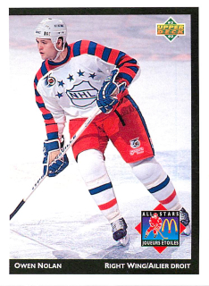 1992-93 UD McDonald's - Owen Nolan #McD-24