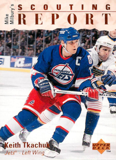 1995-96 UD Series 1 - Keith Tkachuk - Scourting Report #243